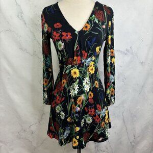 Alice + Olivia Floral Cary Mini Dress - Size 2